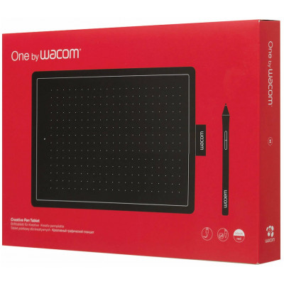 Графический планшет Wacom/One Medium (CTL-672) Чёрный(621076)