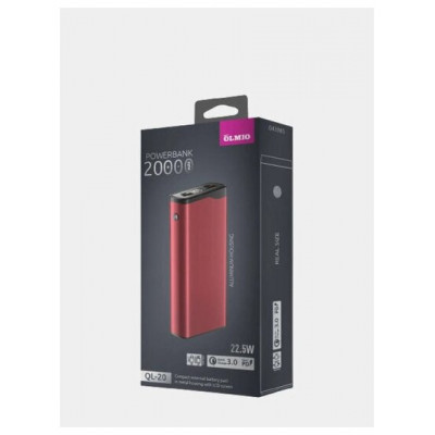 Зарядное устройство Power bank Olmio QL-20, 20000mAh, красный