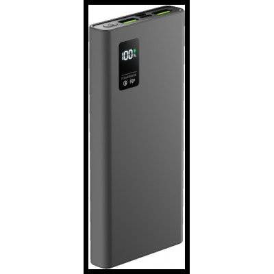 Зарядное устройство Power bank Olmio QR-10 10000mAh QuickCharge3.0 серый