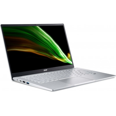 Ноутбук Acer/Swift 3 SF314-43/Ryzen 5/5500U/2,1 GHz/16 Gb/SSD/512 Gb/No ODD/Radeon/Graphics/256 Mb/14 ''/1920x1280/Windows 11/Home/64/FPS/Серебристый