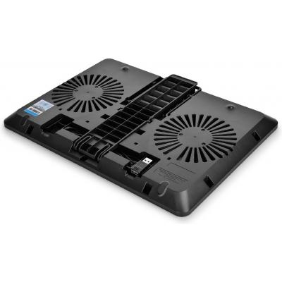 Охлаждающая подставка DEEPCOOL U PAL with USB 3.0. Регулировка угла наклона для 15,6