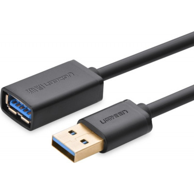 Кабель UGREEN US129 USB 3.0 Extension Male Cable 2m (Black), 10373