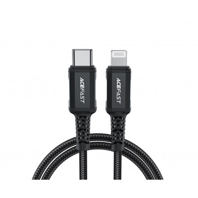 Кабель ACEFAST USB-C-Lightning, C4-01, 1.8м, алюминий, черный