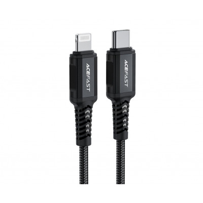 Кабель ACEFAST USB-C-Lightning, C4-01, 1.8м, алюминий, черный