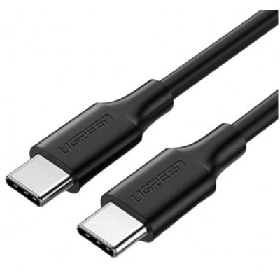 Кабель UGREEN US286 USB 2.0 Type C to Type C Cable Nickel Plating 1.5m (Black)