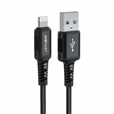 Кабель ACEFAST USB-C-Lightning, C4-02, 1.8м, алюминий, черный