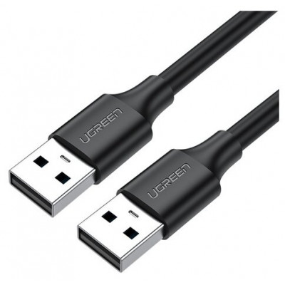 Кабель UGREEN US102 USB 2.0 A Male to A Male Cable 2m (Black) 10311