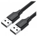 Кабель UGREEN US102 USB 2.0 A Male to A Male Cable 2m (Black) 10311