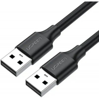 Кабель UGREEN US102 USB 2.0 A Male to A Male Cable 2m (Black) 10311