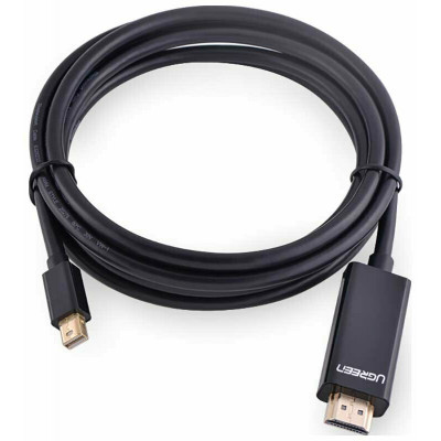 Кабель UGREEN MD101 Mini DP Male to HDMI Cable 4K 1.5m (Black)