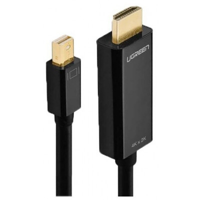 Кабель UGREEN MD101 Mini DP Male to HDMI Cable 4K 1.5m (Black)