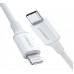 Кабель Ugreen US171 Lightning To Type-C 2.0 Male Cable White 1M, 10493