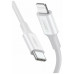 Кабель Ugreen US171 Lightning To Type-C 2.0 Male Cable White 1M, 10493