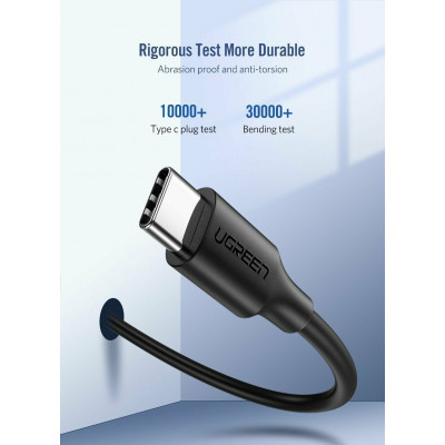 Кабель UGREEN US286 USB-C 2.0 M/M Cable 2m (Black)