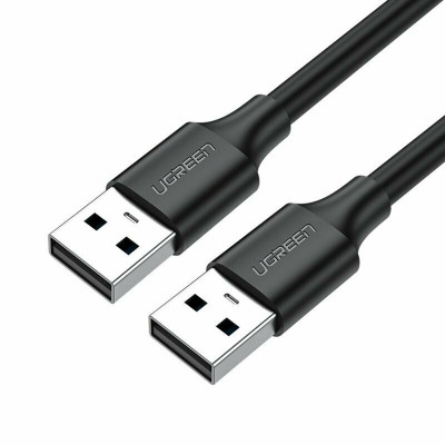 Кабель UGREEN US102 USB 2.0 A Male to A Male Cable 3m (Black) 30136