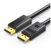 Кабель UGREEN DP102 DP Male to Male Cable 2m (Black)