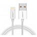 Кабель Ugreen US155 Lightning To USB 2.0 A Male Cable/White 2M, 20730