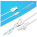 Кабель Ugreen US155 Lightning To USB 2.0 A Male Cable/White 2M, 20730