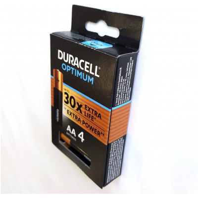 Duracell батарейка OPTIMUM AA 4BKP CEE (5000394158696)