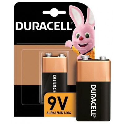 Батарейка Duracell 9Vx1 MN1604  (066267)