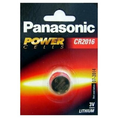 Батарейка дисковая литиевая PANASONIC CR-2016/1B