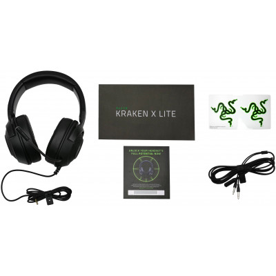 Гарнитура Razer Kraken X Lite 7.1/230г/12Гц-28кГц/32Oм/3,5мм (RZ04-02950100-R381)