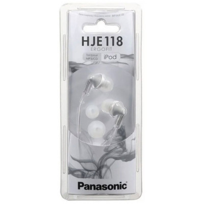 Наушники-вкладыши проводные Panasonic RP-HJE118GUK черные