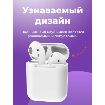 Наушники-вкладыши беспроводные Ritmix RH-825BTH TWS белый