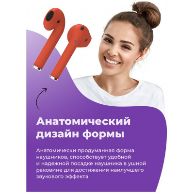 Наушники-вкладыши беспроводные Ritmix RH-825BTH TWS белый