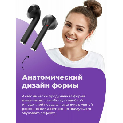 Наушники-вкладыши беспроводные Ritmix RH-825BTH TWS белый