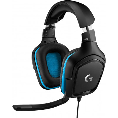 Игровая гарнитура LOGITECH G432 7.1 Surround  LEATHERETTE/USB /EMEA (981-000770)