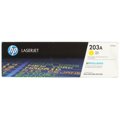 Картридж HP CF542A HP 203A Yellow LaserJet Toner Cartridge for M254/M280