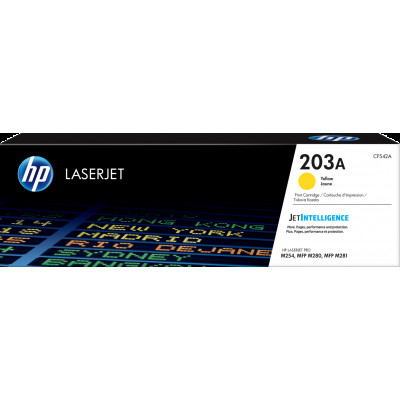 Картридж HP CF542A HP 203A Yellow LaserJet Toner Cartridge for M254/M280