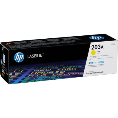 Картридж HP CF542A HP 203A Yellow LaserJet Toner Cartridge for M254/M280