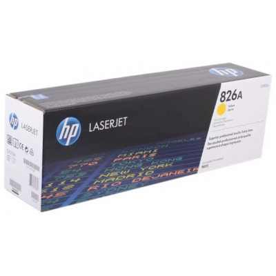 Картридж лазерный HP CF312A, для принтеров HP ColorLaserJet M855XH series, желтый
