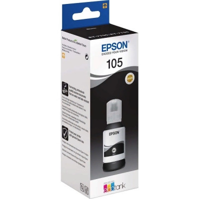 Картридж Epson C13T00Q140 105 EcoTank BK Ink Bottle