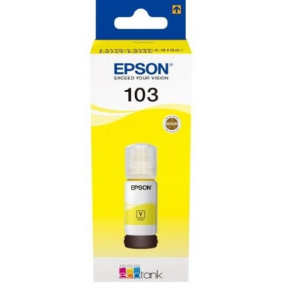 Чернила Epson C13T00S44A 103 EcoTank для L3100/L3101/L3110/L3150  жёлтый