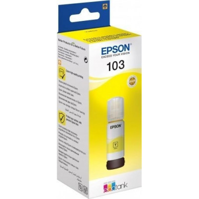 Чернила Epson C13T00S44A 103 EcoTank для L3100/L3101/L3110/L3150  жёлтый