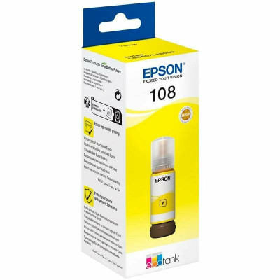 Картридж Epson C13T09C44A 108 EcoTank ink Yellow