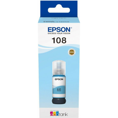 Чернила Epson C13T09C54A 108 EcoTank для L8050/18050 светло-голубой