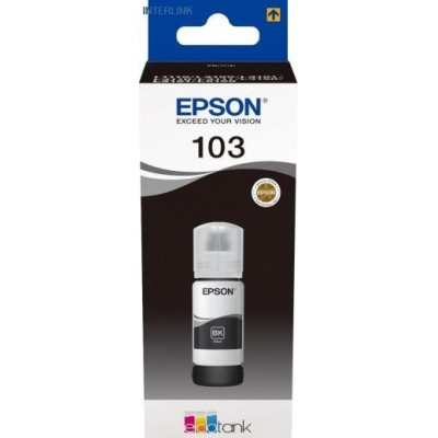 Чернила Epson C13T00S14A 103 EcoTank для L3100/L3101/L3110/L3150 черный