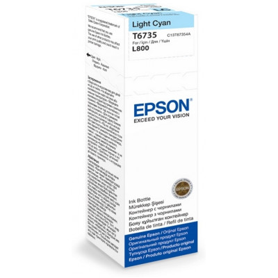 Чернила Epson C13T67354A L800/1800/810/850 светло-голубой