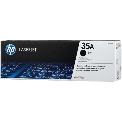 Картридж лазерный HP CB435A, черный, На 1500 страниц для HP LaserJet P1005/P1006
