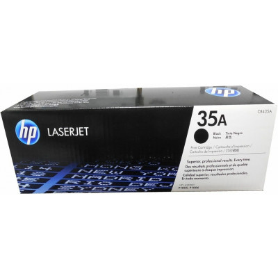 Картридж лазерный HP CB435A, черный, На 1500 страниц для HP LaserJet P1005/P1006