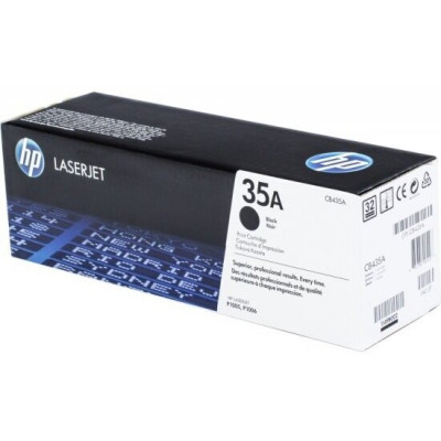 Картридж лазерный HP CB435A, черный, На 1500 страниц для HP LaserJet P1005/P1006