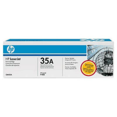 Картридж лазерный HP CB435A, черный, На 1500 страниц для HP LaserJet P1005/P1006