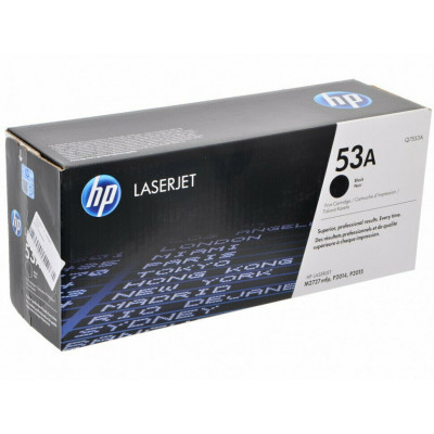 Картридж лазерный HP Q7553A, черный, На 3000 страниц (5% заполнение) для HP LaserJet P2014/P2015