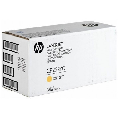 Картридж HP CE252YC, желтый