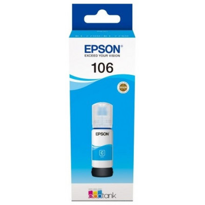 Картридж Epson C13T00R240 106 EcoTank CY Ink Bottle