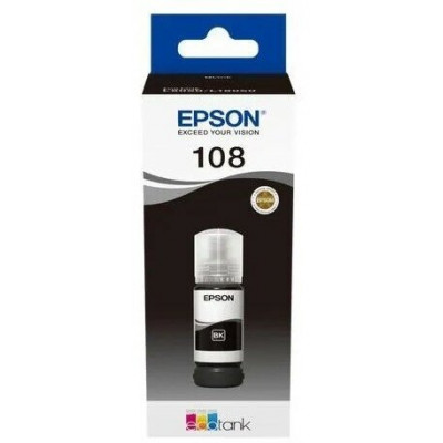 Картридж Epson C13T09C14A 108 EcoTank ink Black